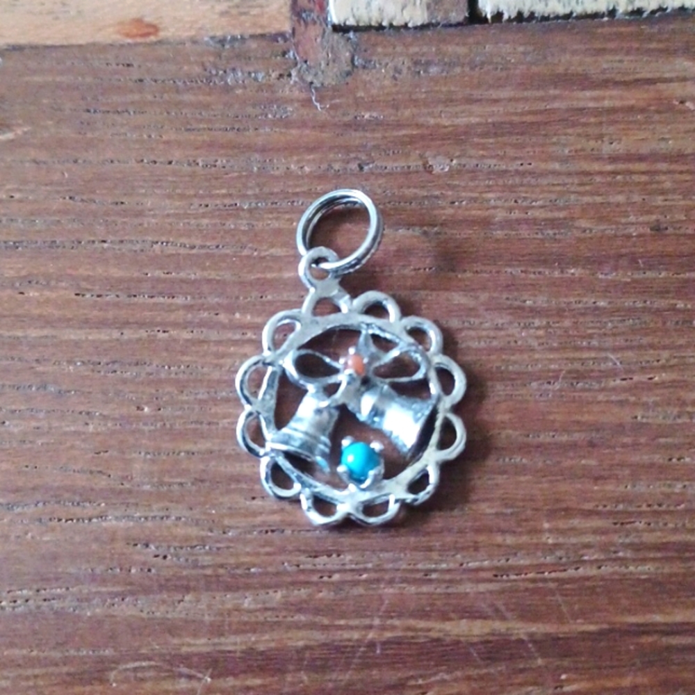 Silver bells, Christmas bells, silver 925 charm